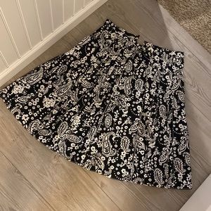 Liz Claiborne Full Pleated Floral Skirt
